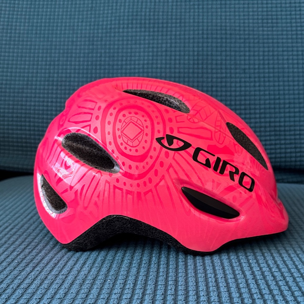 Giro Kids Bright Pink Cycling Helmet